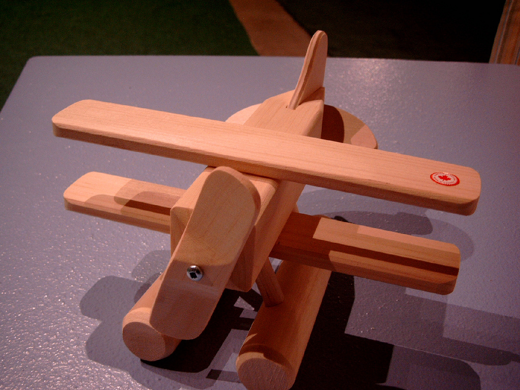Wooden Sea Plane Toy