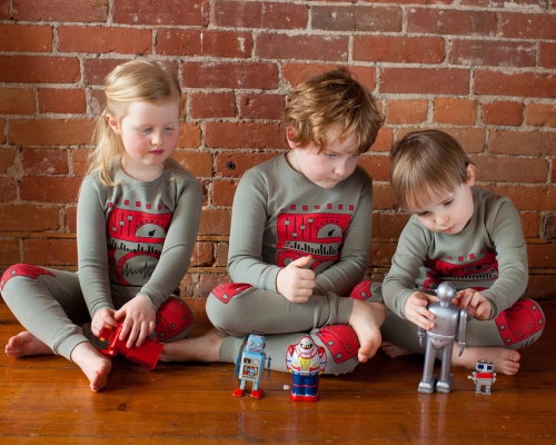 Adorable Kid's Pajama Set - Robot