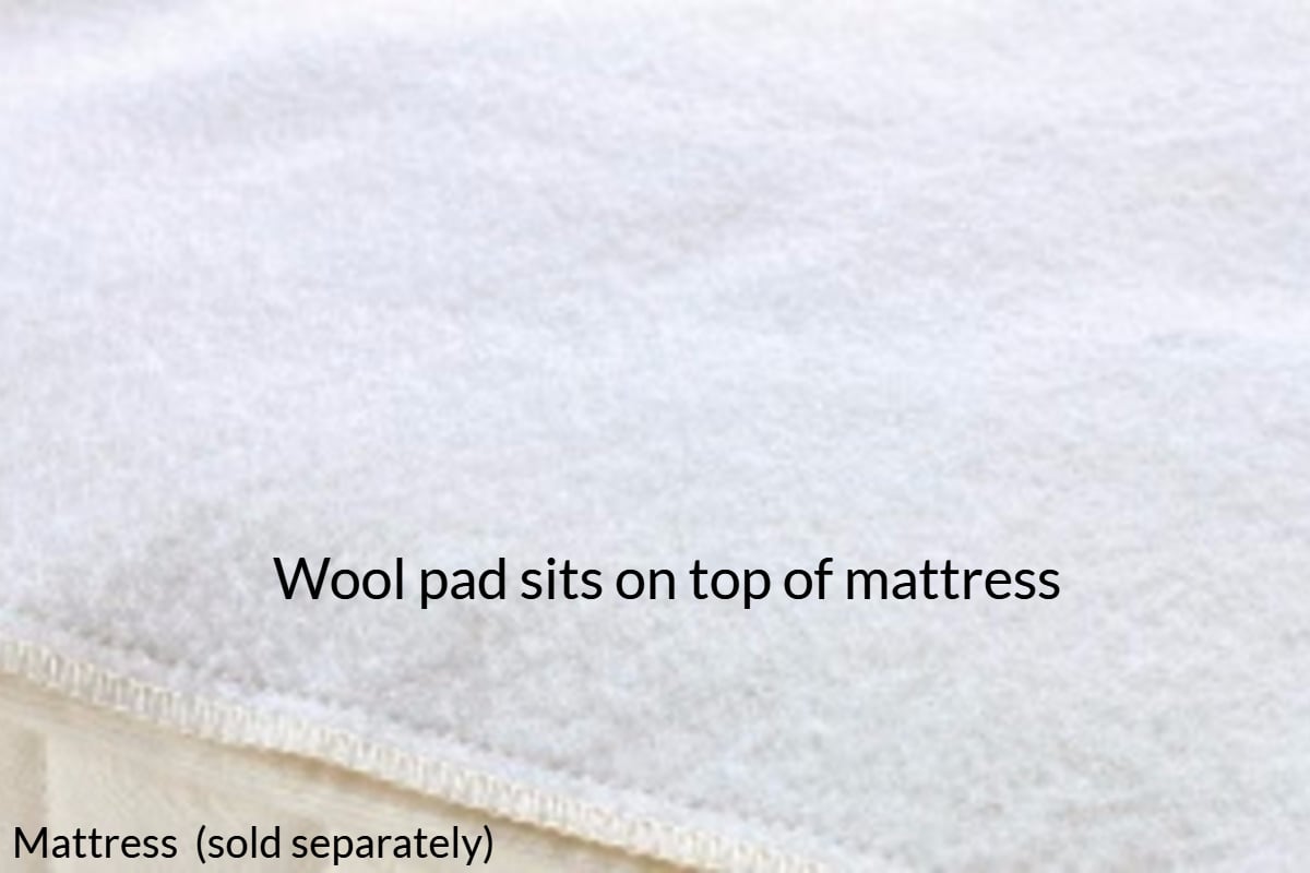organic Nursery Baby Wool Mattress Pads