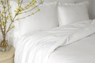 Individual Bedding - organic Sateen White Ivory